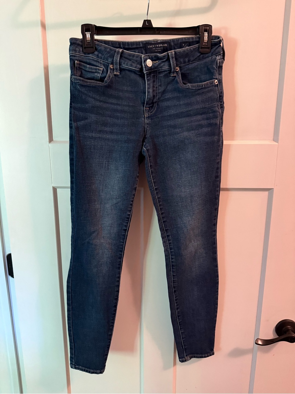 Lucky Brand Mid-Rise Indigo Skinny Jeans